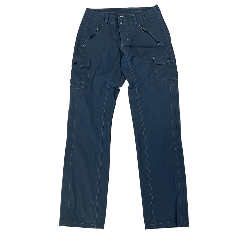 Kuhl Cargo Pants Womens 2 Gray Lightweight Quick Dry Hiking Outdoors